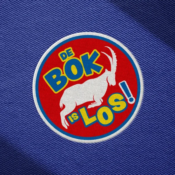 Versierpatch De bok is los - Afbeelding 2