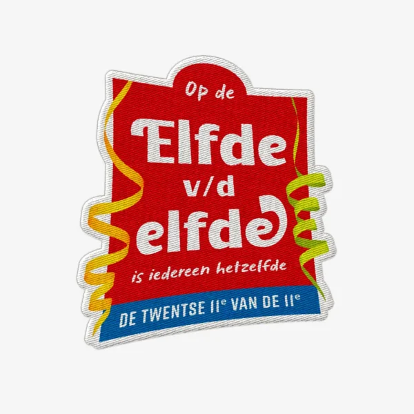 Versierpatch Iedereen hetzelfde