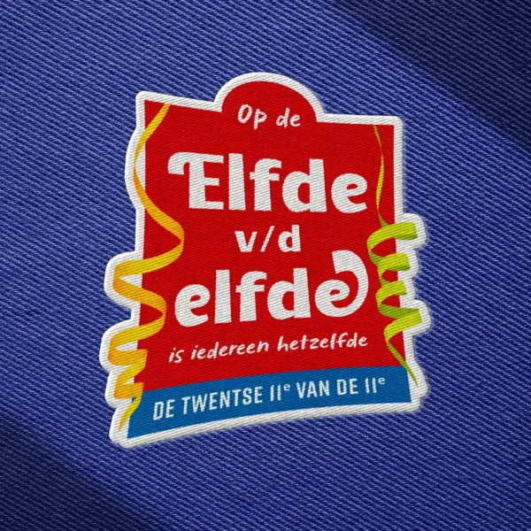 Versierpatch Iedereen hetzelfde - Afbeelding 2