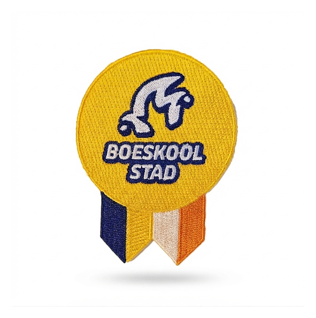 Embleem Carnaval in Boeskoolstad klein 7 cm